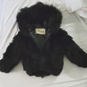 Size 3t kids fur coat